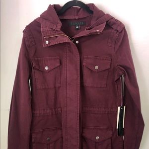 Tinsel Stitch Fix Cargo Jacket Hood Canvas Anorak